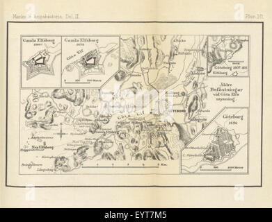 Ofversigt af Svenska Krigens Och Krigsinrättningarnes Historia Bild entnommen Seite 371 von "Ofversigt af Svenska Krigens Stockfoto