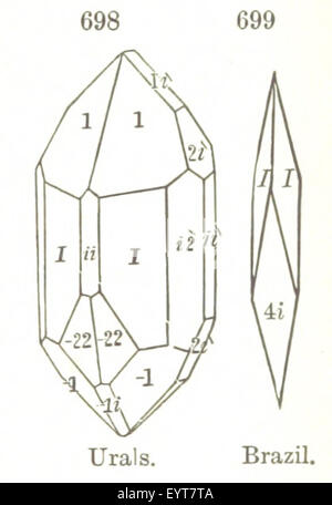 Bild entnommen Seite 381 von ' A Lehrbuch der Mineralogie Stockfoto