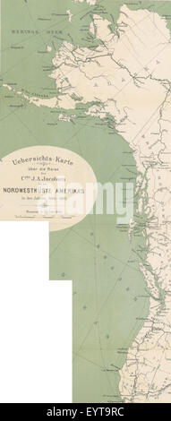 Bild entnommen Seite 449 von ' Capitain Jacobsens Reise einer der Nordwestküste Amerikas 1881 und 1883 Zum Zwecke Ethnologischer Sammlungen Und Erkundigungen, Nebst Beschreibung Persönlicher Cannondale... geschält von A. Woldt, etc. "Bild entnommen Seite 449 von ' Capitain Jacobsen Reise ein Stockfoto