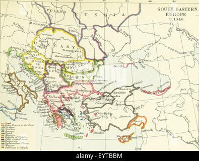 Karte '.' extrahiert aus Flickr ID 11148033946 Bild entnommen Seite 103 von "die historische Geographie der Stockfoto