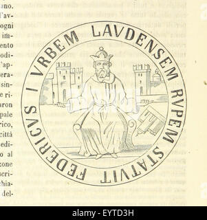 Bild entnommen Seite 606 der "Grande Illustrazione del Lombardo-Venetien, ossia Storia Delle Città dei Borghi, Kommunikation, Castelli, Ecc. Fino Ai Tempi Moderni, pro Cura di C. Cantù e d'altri Letterati. Seconda Edizione "Bild entnommen Seite 606 der" Grande Illustrazione del Lombardo-Venetien, Stockfoto