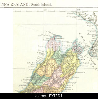 Karte '.' extrahiert aus Flickr ID 11193235854 Bild entnommen Seite 682 von "Stanfords Kompendium für Geographie Stockfoto