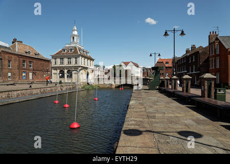 Das Custom House Quay Purfleet, King's Lynn, Norfolk, England, Vereinigtes Königreich Stockfoto