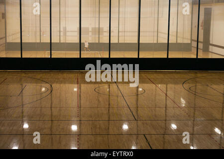 Squash-Courts am Rochester Institute of Technology NY Stockfoto