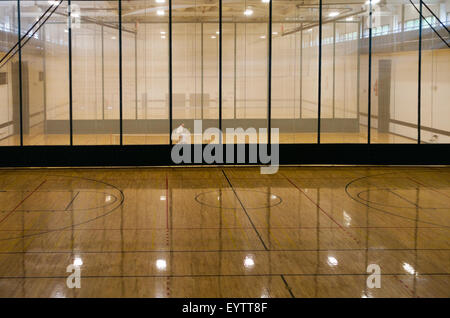 Squash-Courts am Rochester Institute of Technology NY Stockfoto