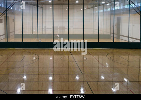 Squash-Courts am Rochester Institute of Technology NY Stockfoto