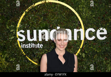 2015 Sundance Institute Feier nutzen mit: Greta Gerwig Where: Culver City, Kalifornien, Vereinigte Staaten, wann: 3. Juni 2015 Stockfoto