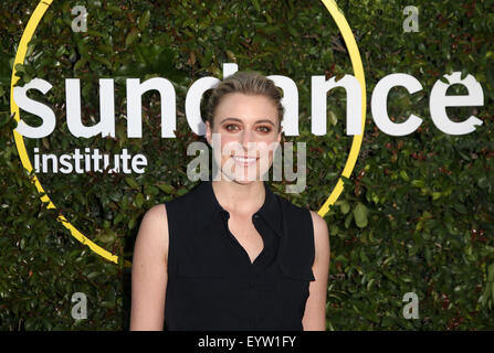 2015 Sundance Institute Feier nutzen mit: Greta Gerwig Where: Culver City, Kalifornien, Vereinigte Staaten, wann: 3. Juni 2015 Stockfoto