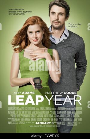 Schaltjahr; Jahr: 2010 USA / Irland; Regie: Anand Tucker; Amy Adams, Matthew Goode; Filmplakat (USA) Stockfoto