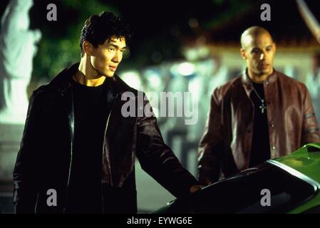 The Fast and the Furious; Jahr: 2001 USA; Regie: Rob Cohen; Rick Yune, Vin Diesel; Foto: Bob Marschak Stockfoto