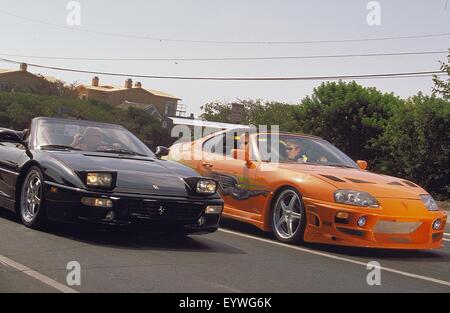 The Fast and the Furious; Jahr: 2001 USA; Regie: Rob Cohen; Vin Diesel, Paul Walker; Foto: Bob Marschak Stockfoto