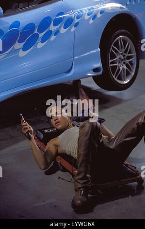 The Fast and the Furious; Jahr: 2001 USA; Regie: Rob Cohen; Michelle Rodriguez; Foto: Bob Marschak Stockfoto
