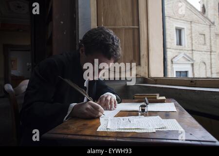 Leopardi; Il Giovane Favoloso; Jahr: 2014 Italien; Regie: Mario Martone; Elio Germano Stockfoto