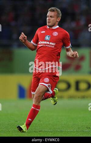 Mainz, Deutschland. 29. Juli 2015. Maximilian Beister (Mainz) Fußball: Vorsaison-Freundschaftsspiel zwischen 1. FSV Mainz 05 3: 0 SS Lazio am Bruchweg-Stadion in Mainz, Deutschland. © Maurizio Borsari/AFLO/Alamy Live-Nachrichten Stockfoto