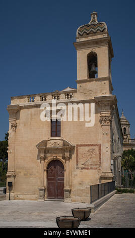 San Vincenzo Ferreri Kirche in Ragusa Ibla, Val di Noto. Sizilien, Italien. Stockfoto