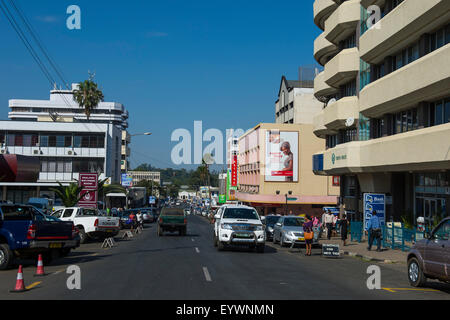 Die CBD von Blantyre, Malawi, Afrika Stockfoto