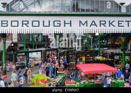 Borough Market in London. Stockfoto