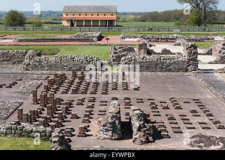 Alte römische Stadt, Wroxeter, Shropshire, England, Vereinigtes Königreich, Europa Stockfoto