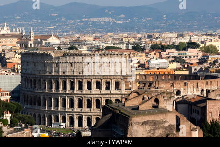 Das Colloseum, römische, UNESCO Welt Erbe Website, Rom, Lazio, Italien, Europa Stockfoto