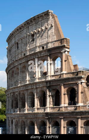 Kolosseum, antiken Forum Romanum, UNESCO-Weltkulturerbe, Rom, Latium, Italien, Europa Stockfoto