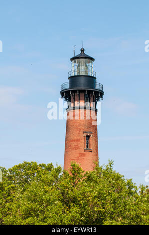 Currituck Beach Lighthouse, Corolla, äußere Banken, North Carolina, Vereinigte Staaten von Amerika, Nordamerika Stockfoto