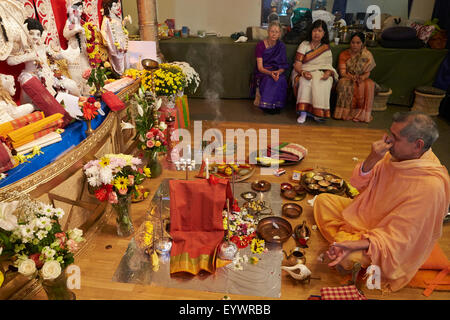 Durga Puja-Feier in Paris, Frankreich, Europa Stockfoto