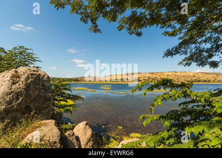 Laguna Las Playitas See von der Panamericana zwischen Matagalpa und Managua, Las Playitas, Nicaragua, Mittelamerika Stockfoto