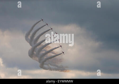 Luftschlacht um England 75. Jubiläum Airshow in Biggin Hill in Kent, England statt. Stockfoto