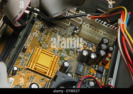 Nahaufnahme Der Computerhardware Stockfoto