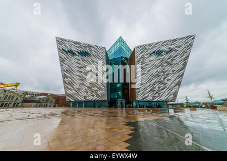 Titanic Quarter in Belfast ein Anziehungspunkt für Touristen aus der ganzen Welt Stockfoto