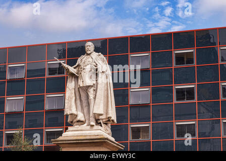 Statue von Edward VII. im Zentrum von Birmingham, West Midlands, England Stockfoto