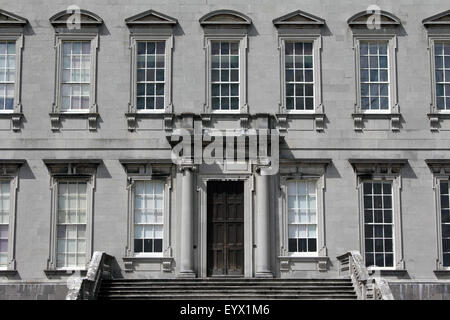 Fassade des Castletown House, Celbridge, County Kildare, Irland. Stockfoto