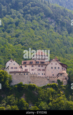 Vaduz, Liechtenstein. Schloss Vaduz. Das Schloss von Vaduz. Stockfoto