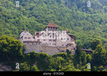 Vaduz, Liechtenstein. Schloss Vaduz. Das Schloss von Vaduz. Stockfoto