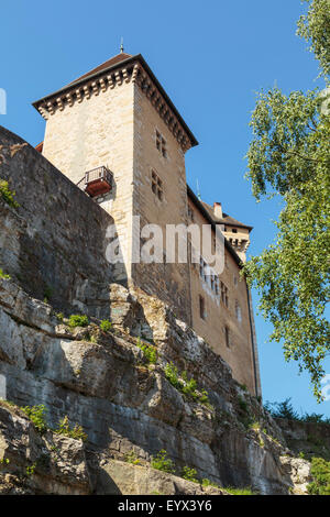 Annecy, Haute-Savoie Abteilung, Rhone-Alpes, Frankreich.  Château d ' Annecy.  Das Schloss ist heute ein Museum, le Musee Chateau d ' Annecy Stockfoto