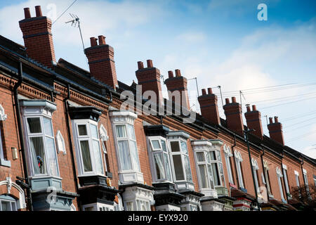 King Edward Road in Moseley, die im städtischen Bereich der "Best Places to Live" gekennzeichnet sein wird (1. März 2015). Stockfoto