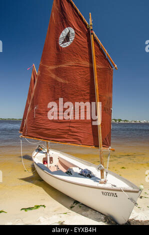 Segelboote auf Cedar Key kleines Boot sammeln. Stockfoto