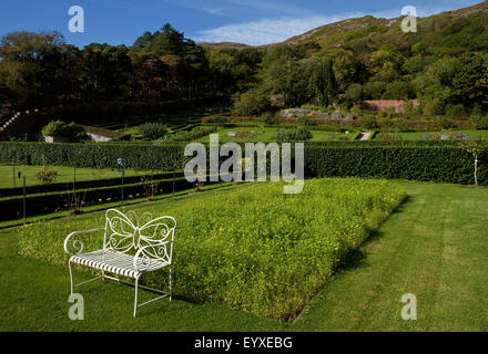 Victorian ummauerten Garten, Kylemore Abbey, Connemara, County Galway, Irland. 1870 erbaute, fiel in Vernachlässigung und wiedereröffnet 1999 Stockfoto