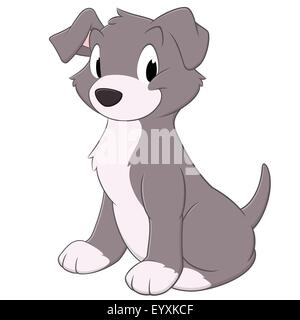 Comic-Hund. Isolierte Objekte für Design-element Stock Vektor