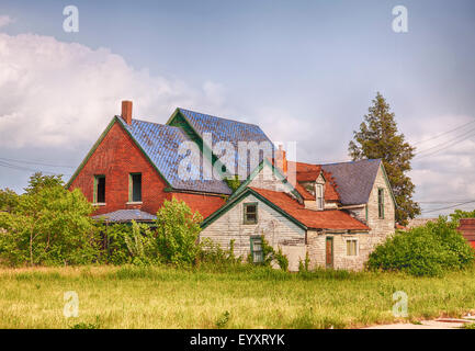 Verlassenes Haus In Detroit Stockfoto