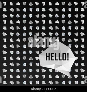 Abstrakten modernen Hintergrund mit Polygonen design Stock Vektor