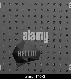 Abstrakten modernen Hintergrund mit Polygonen design Stock Vektor