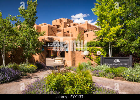 Das Inn and Spa im Loretto in Santa Fe, New Mexico, USA Stockfoto