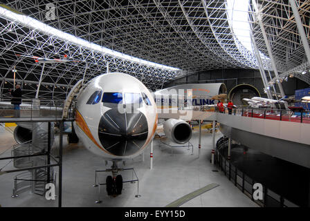 Musée Aeroscopia, Luftfahrt Museum, Toulouse, Frankreich. Sammlung von Antiquitäten Flugzeuge Stockfoto