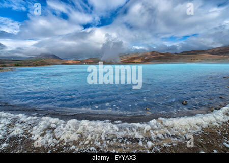 Geothermische Gebiet Hverir, Island Stockfoto