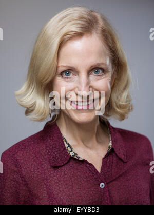 Nahaufnahme von kaukasischen Frau lächelnd Stockfoto