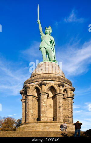 Hermannsdenkmal im Teutoburger Wald, Germany, North Rhine-Westphalia, Detmold Stockfoto