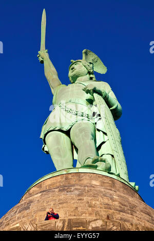 Hermannsdenkmal im Teutoburger Wald, Germany, North Rhine-Westphalia, Detmold Stockfoto