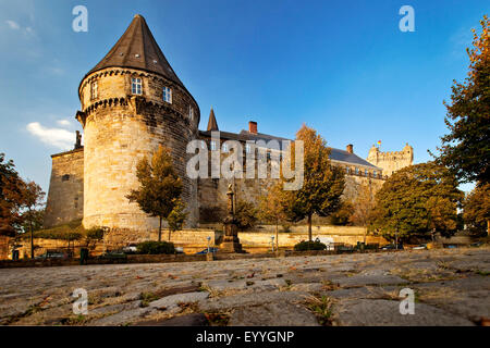 Batterieturm, Burg Bentheim, Bad Bentheim, Niedersachsen, Deutschland Stockfoto