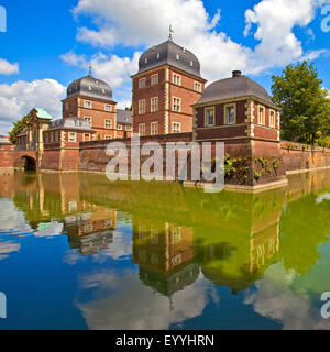 barocke Wasserschloss Ahaus, technische Akademy, Ahaus, Münsterland, Nordrhein-Westfalen, Deutschland Stockfoto